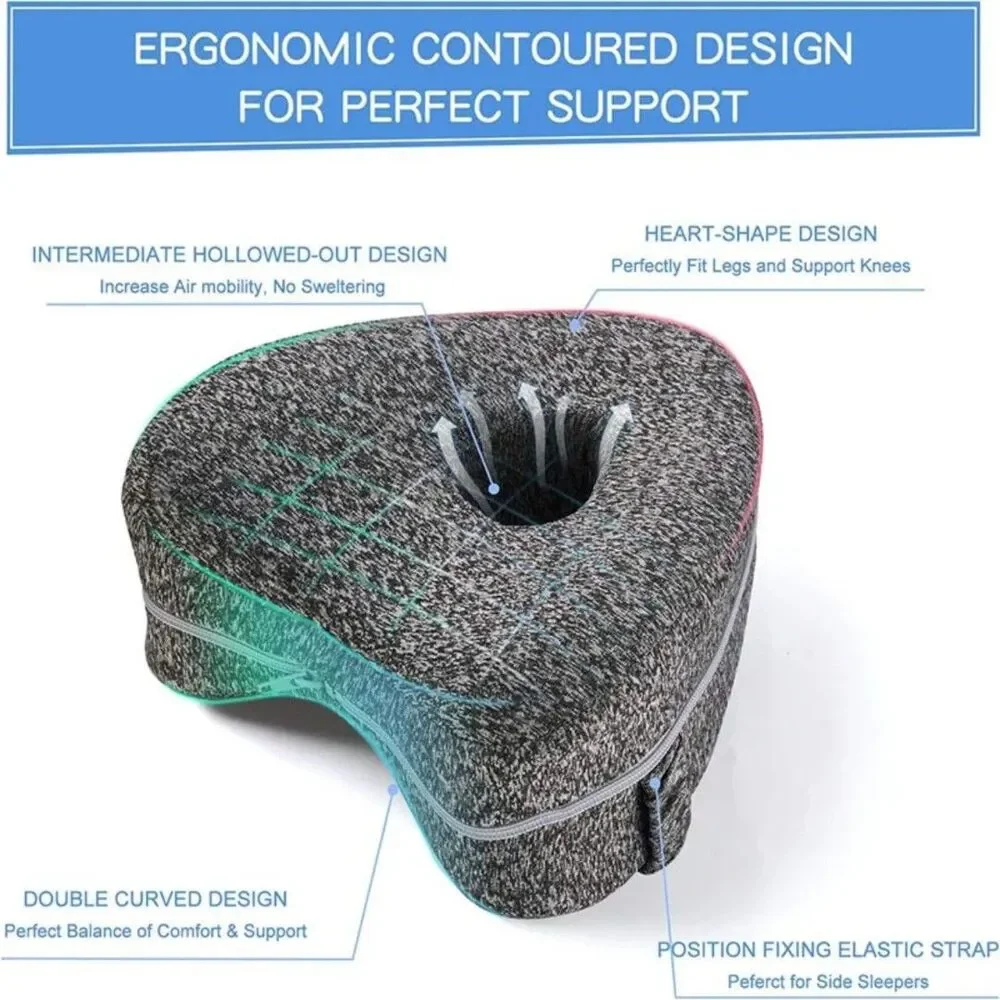 Pillow Ergonomic Leg Support Pillow Relieve Sciatica Back And Hip Pain Relief